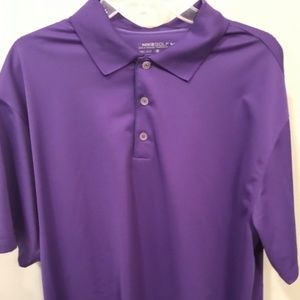 XL Nike DriFit Purple Polo